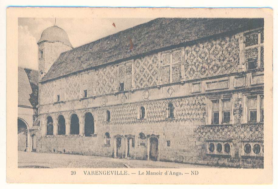 Environs De Dieppe - Varengeville -Le Manoir D´Ango - Edition ND 20 - Varengeville Sur Mer