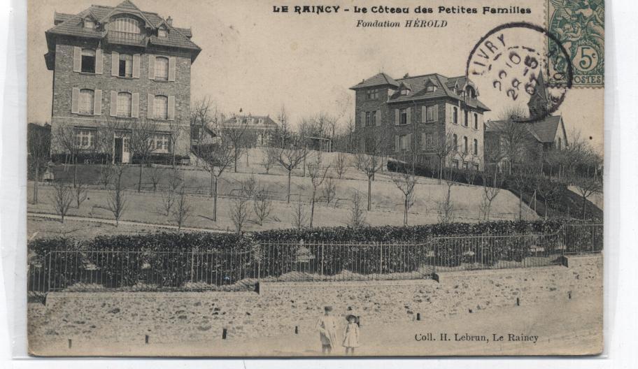 93 - Le Raincy - Belle Animation  COTEAU DES PETITES FAMILLES - Coll LEBRUN - FONSATION HEROLD - Le Raincy