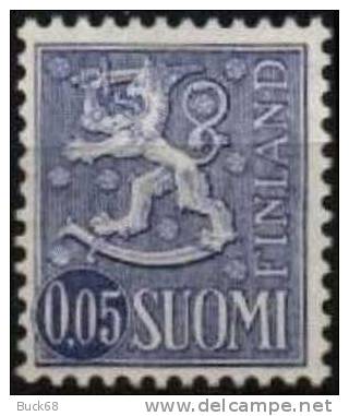 FINLANDE Poste 532 ** Lion Stylisé - Unused Stamps