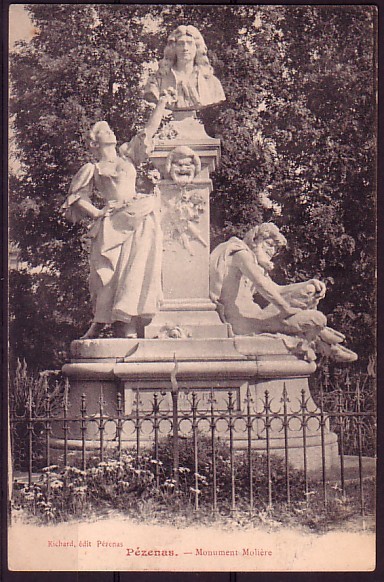 HERAULT - Pezenas - Monument Moliere - Pezenas