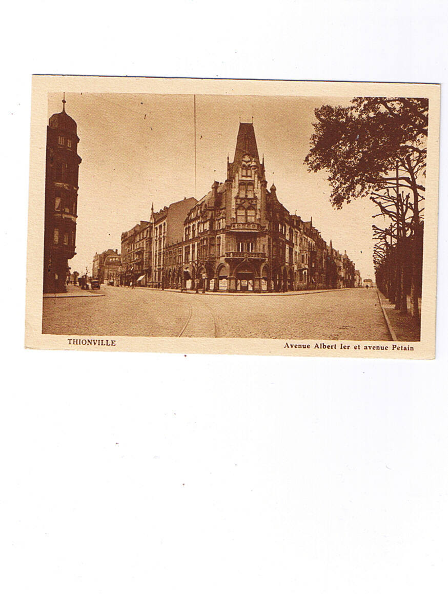 57 THIONVILLE    Avenue Albert 1er     Carte écrite - Thionville