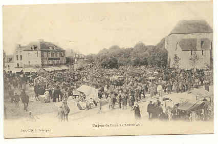 5- CARANTAN , Un Jour De Foire, L. Leherpeur - Carentan