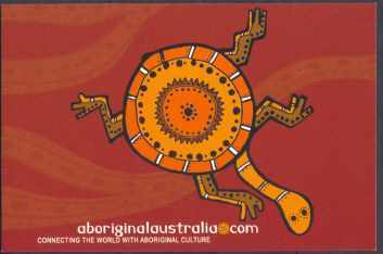 Stylised Turtle - Aboriginal Art - Tortues