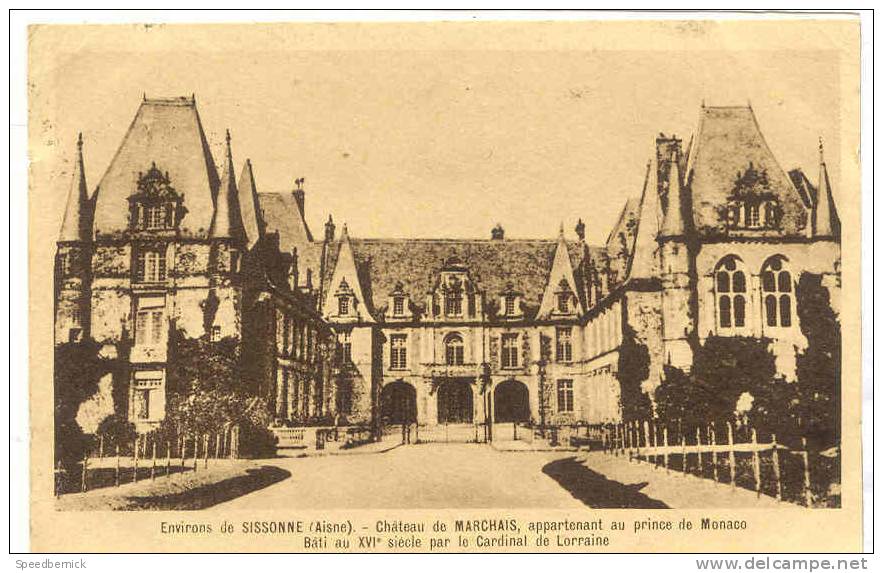 41 SISSONNE, Chateau De Marchais . Pottelain Goux - Sissonne