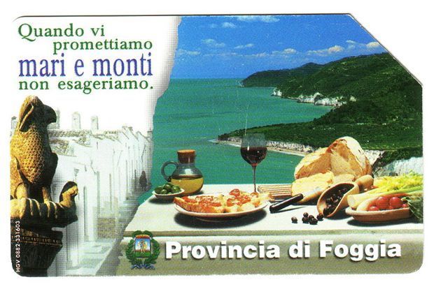 Wine – Vintage - Vino – Grappolo - Food - Sea -  Provincia Di Foggia  ( See Scan For Condition ) - Levensmiddelen
