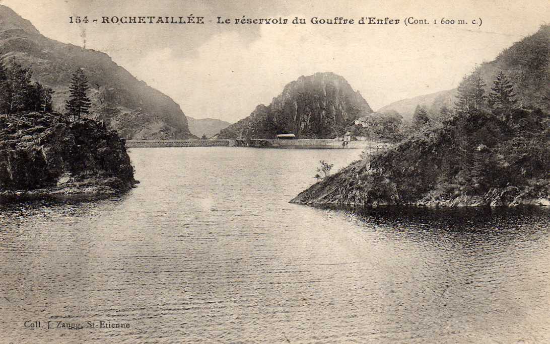 42 ROCHETAILLEE Réservoir Du Gouffre D' Enfer, Ed Zaugg 154, 191? - Rochetaillee