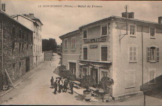 CPA De LE BOIS D'OINGT - Hôtel De France. - Le Bois D'Oingt