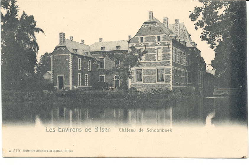 Cpa Château  De SCHOONBEECK  Kasteel   BILSEN - Bilzen
