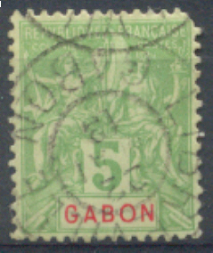 Lot N°3712 GABON  N°19, Coté 2.50 Euros - Andere & Zonder Classificatie