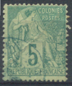 Lot N°3773  COLONIES GENERALES , N°49, Coté 3 Euros - Alphée Dubois