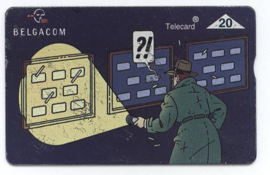 Belgacom. La Telecard S'expose. Telecard 20 Unités. - Ohne Chip