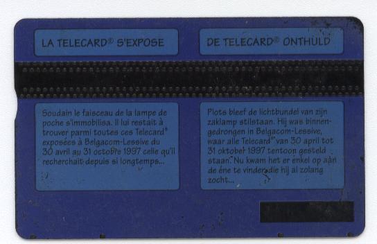 Belgacom. La Telecard S'expose. Telecard 20 Unités. - Senza Chip
