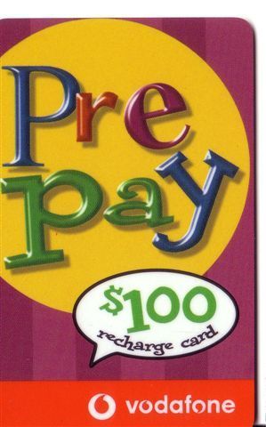 NZ - New Zealand - VODAFONE  Old Issue Recharge Card - Prepaid ( Prepaye ) -  RARE , Very High Value $100. PrePay - New Zealand