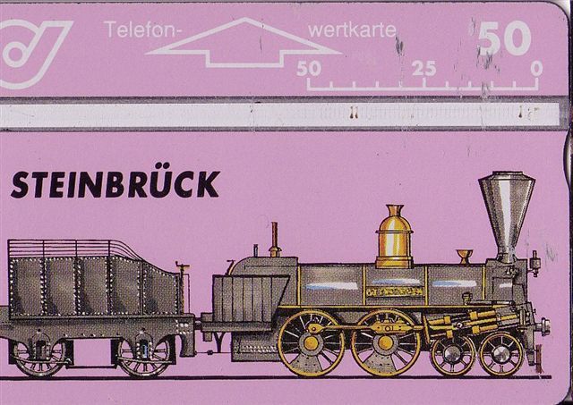 STEINBRUCK - OLD LOCOMOTIVE ( Austria ) Steam Locomotives à Vapeur Train Tren Zug Treno Trein Railway DAMAGED - See Scan - Austria