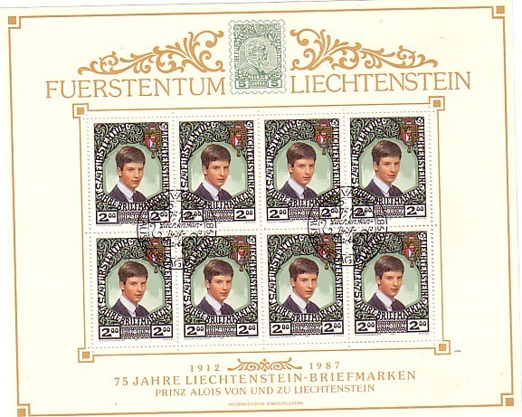 B1978 - LIECHTENSTEIN N°862 SHEETLET ( Registered Shipment Only ) - Blocchi & Fogli