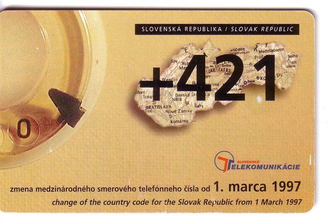 Slovak Republic - Slovaque –  Map - Maps -  + 421 ( See Scan For Condition ) - Slovakia