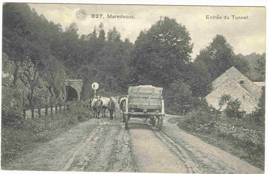 MAREDSOUS -  ENTREE DU TUNNEL - Anhée