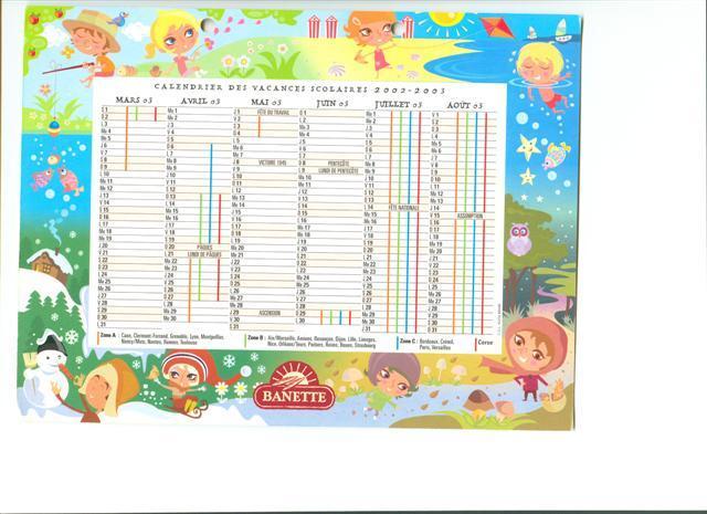 Calendrier Banette 2002 2003 - Grossformat : 2001-...