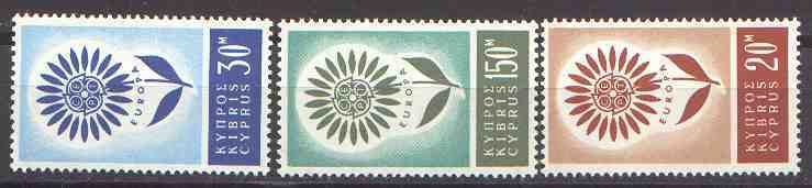 CEPT / Europa 1964 Chypre N° 232 à 234 ** - 1964