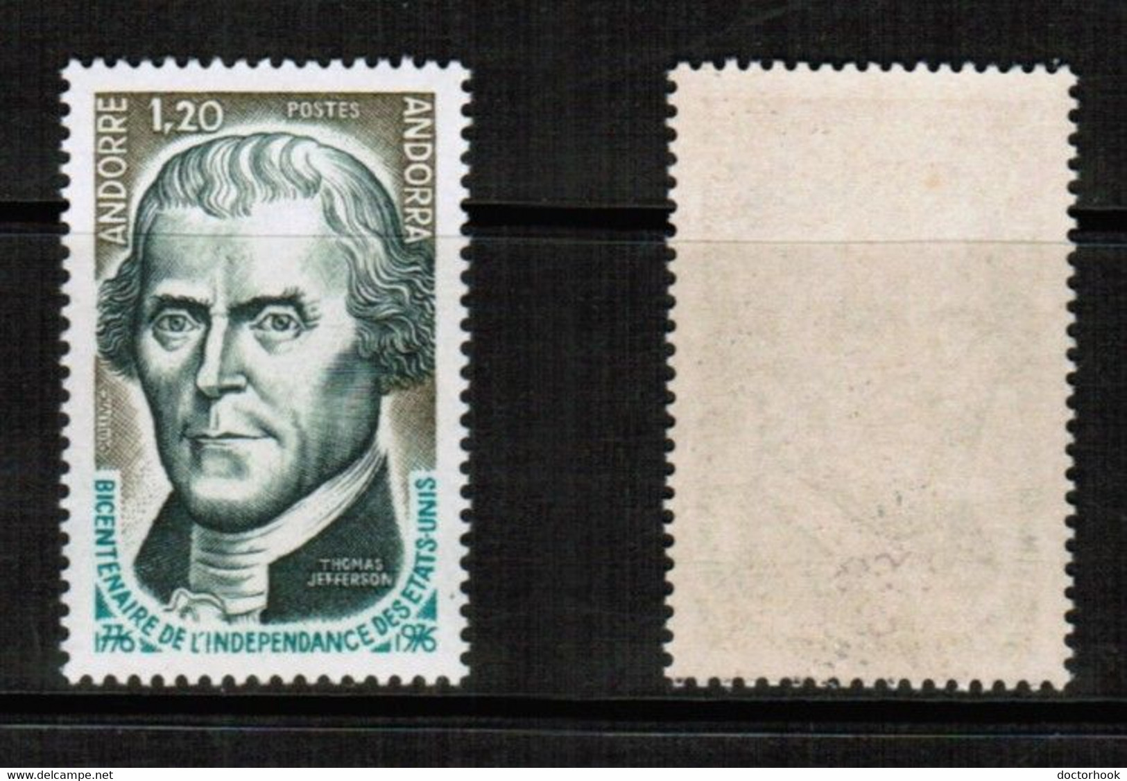 FRENCH ANDORRA  Scott # 248** MINT NH (CONDITION AS PER SCAN) (WW-1-140) - Unused Stamps