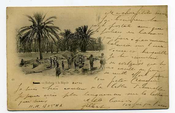 Enfants De La Seguia. Batna. Carte Precurseur Au Dos Non Divisé .ALGERIE - Batna