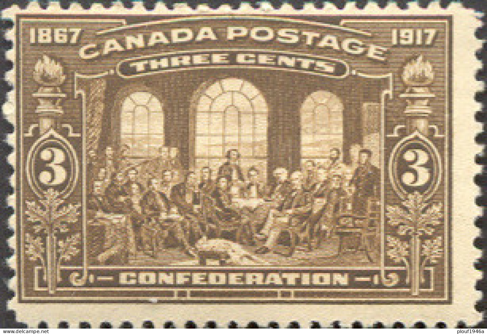 Pays :  84,1 (Canada : Dominion)  Yvert Et Tellier N° :   107 (**) - Unused Stamps