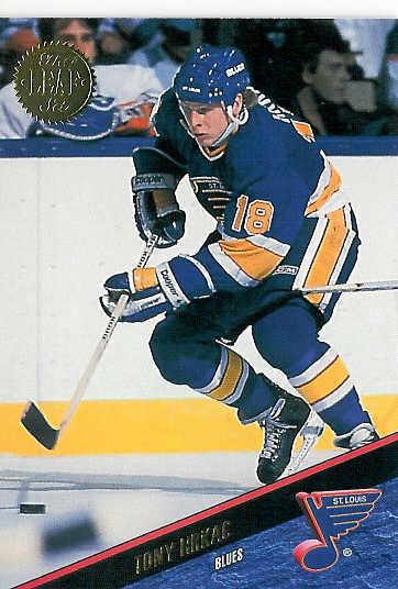 HOCKEY SUR GLACE CARTE JOUEUR DE LA NHL 1993 TONY HRKAC - Hockey (sur Glace)