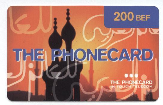 The Phonecard In Touch Telecom. 200 BEF. - Zonder Chip