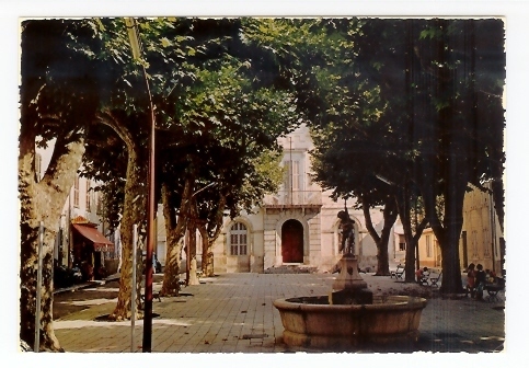 Collobrières: Place De La Mairie, Fontaine (05-5326) - Collobrieres