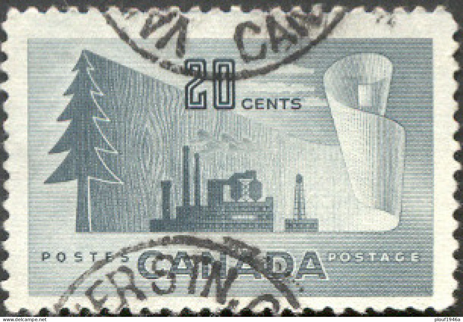 Pays :  84,1 (Canada : Dominion)  Yvert Et Tellier N° :   251 (o) - Used Stamps