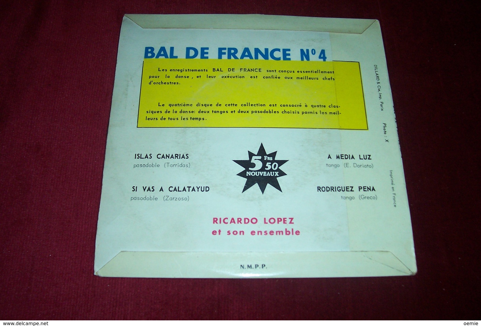 lot de 7 / 45 TOURS  disques de corrida  differents des annee 1960