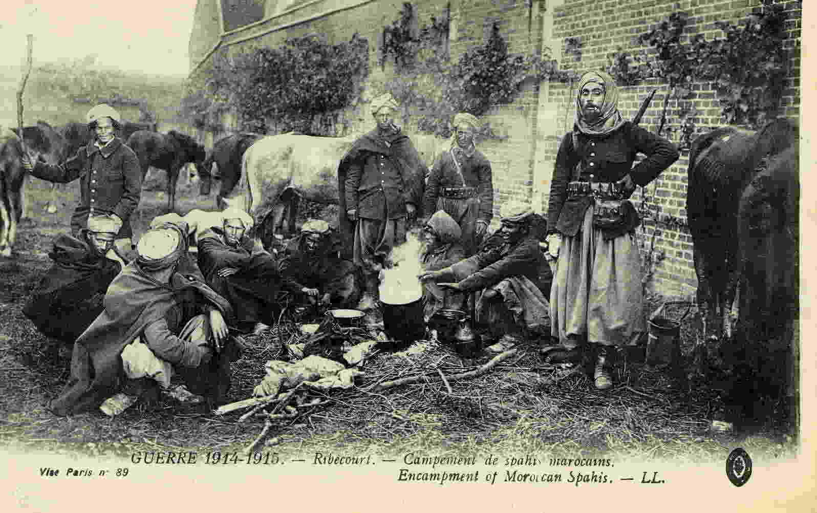 RIBECOURT - Campement Des Spahis Marocains - Ribecourt Dreslincourt