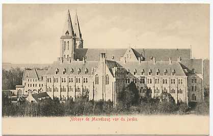 Denée (lez-Maredsous) - Abbaye De Maredsous - Vue Du Jardin - Anhee