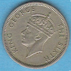 GEORGE . VI . 10 CENTS . 1950 . - Malaysia