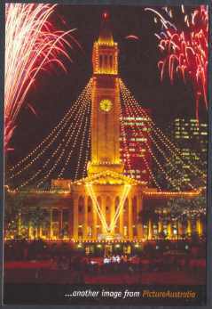 City Hall Fireworks, Brisbane, Australia - Other & Unclassified