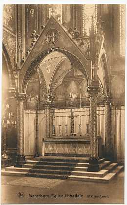 Denée (lez-Maredsous) - Maredsous - Eglise Abbatiale - Maître-Autel - Anhée