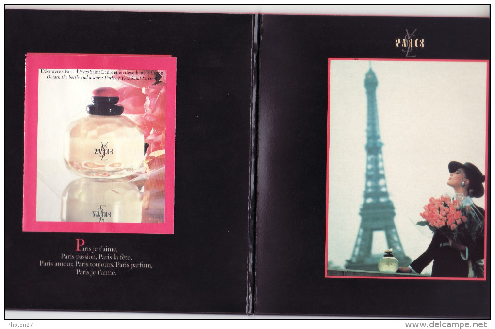Disque 45 Tours Publicitaire Yves SAINT-LAURENT, "Paris Je T'aime" - Compilaties