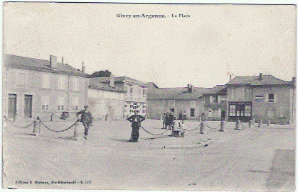 51-GIVRY EN ARGONNE- LA PLACE.(avec Animation) - Givry En Argonne