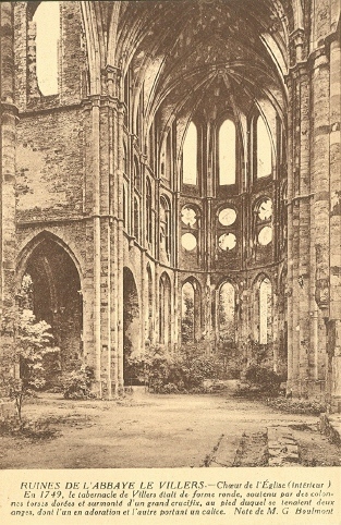 Ruines De L´Abbaye De Villers: L´Eglise Intérieur - Villers-la-Ville