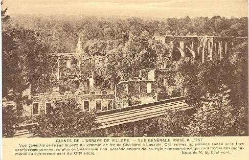 Ruines De L´Abbaye De Villers: Vue Générale Prise A L´est - Villers-la-Ville