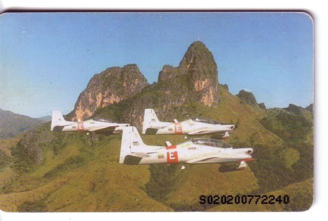 Venezuela- Plane - Airplane - Army Aeroplane -military Planes - Airplanes -aircraft- T-27 TUCANO( See Scan For Condit. ) - Flugzeuge