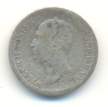 PAYS - BAS   10  CENTS  1849      ARGENT - 1840-1849 : Willem II