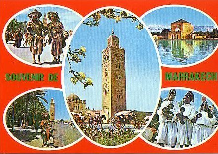 CPM Marrakech (Maroc) Souvenir De Marrakech, Carte Neuve - Marrakech