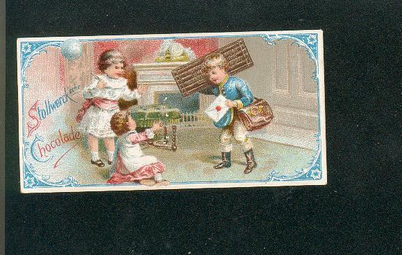 Petite Chromo  Stollwerck  Plaque De Chocolat Enfants C12 - Stollwerck