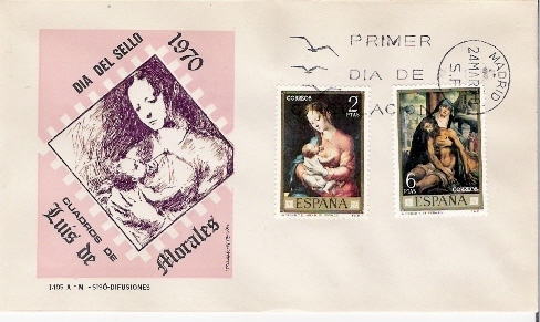 ESPAGNE / FDC / 1970 - Religious