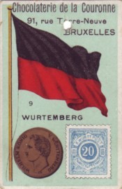 Wurtemberg (Allemagne - Germany) - Très Ancien Chromo (vers 1890/1900) - Altri & Non Classificati