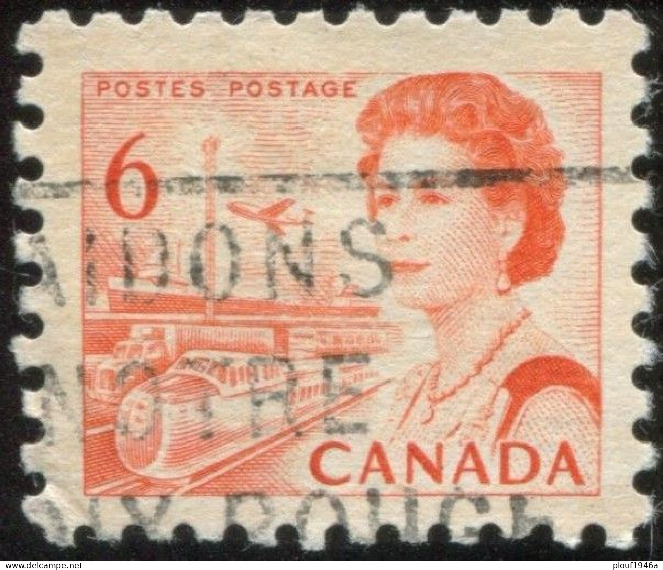 Pays :  84,1 (Canada : Dominion)  Yvert Et Tellier N° :   382 Ac (o) D 10 - Used Stamps