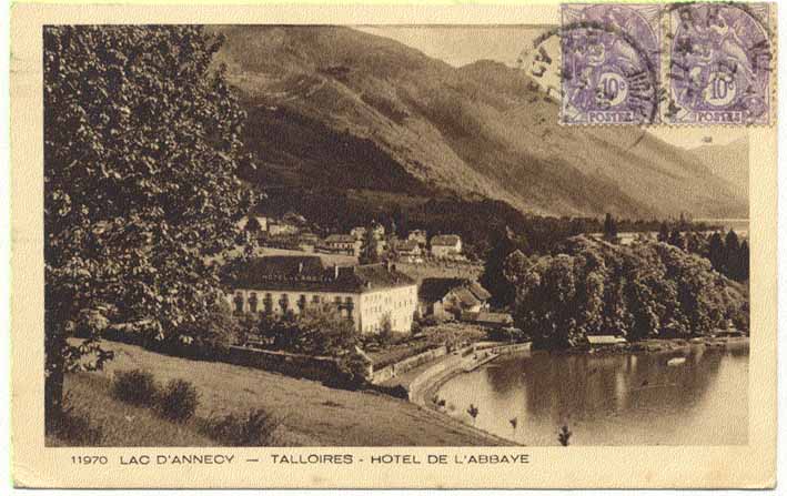 74 - LAC D'ANNECY -TALLOIRES - Hôtel De L'Abbaye - Talloires