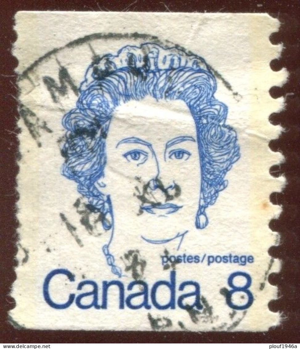 Pays :  84,1 (Canada : Dominion)  Yvert Et Tellier N° :   514 B (o) / Michel 540 E - Coil Stamps