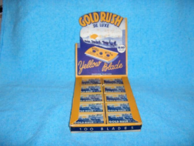 Lames De Rasoir * GOLD RUSH *, Boite Contenant 20 Paquet De 5 Lames (lade 1) - Razor Blades